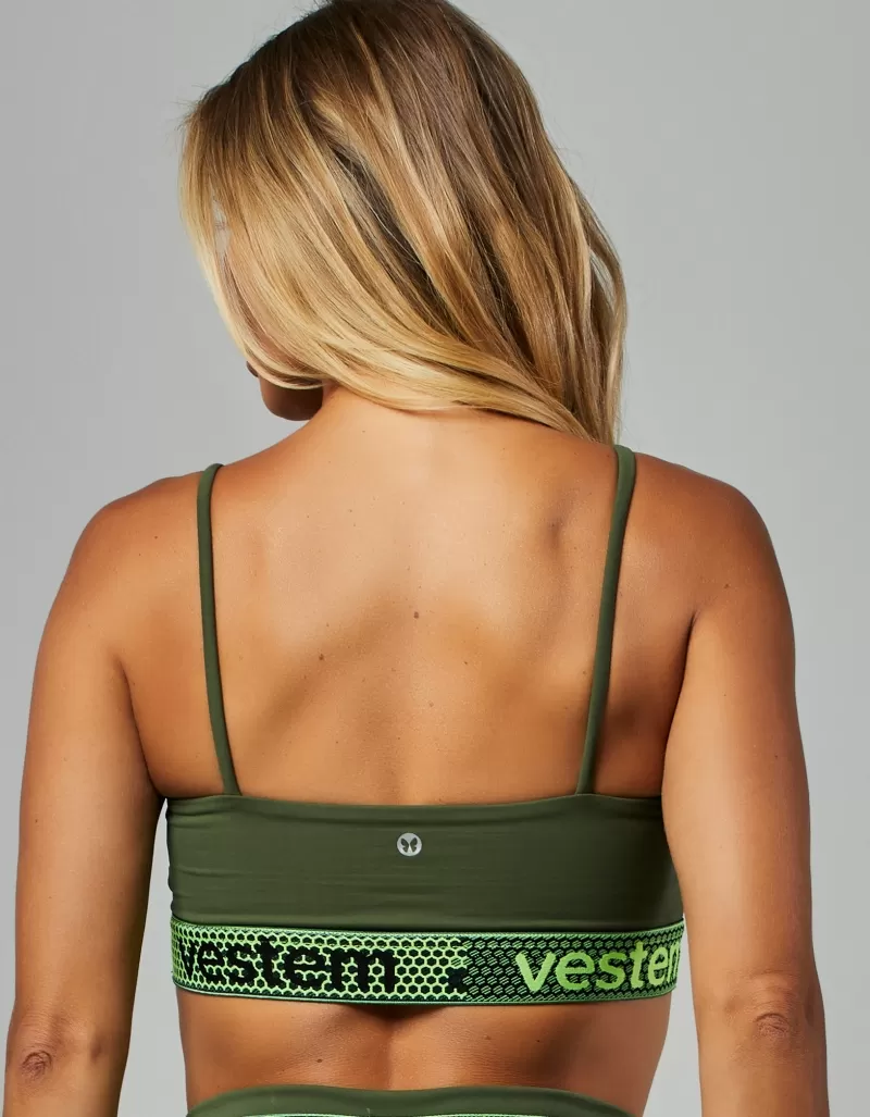 Vestem - Green Crocodile Hera Elastic Medium Support Top - TOP723.V26.C0292