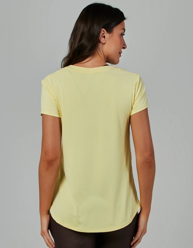 Vestem - Janice Yellow Sun Kisses Dry Fit Short Sleeve Shirt - BMC31.ESS.C0179