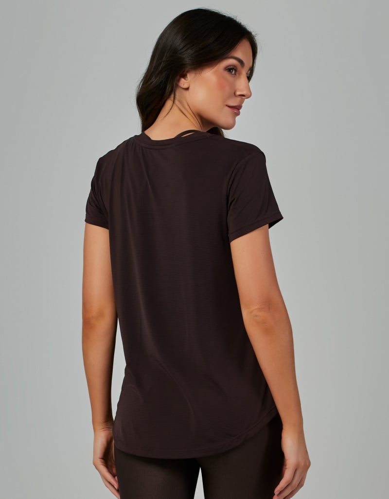 Vestem - Janice Short Sleeve Dry Fit Shirt Brown Coffee - BMC31.ESS.C0601 Vestem - Janice Short Sleeve Dry Fit Shirt Brown Coffee - BMC31.ESS.C0601