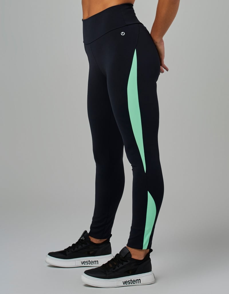Vestem - Bicolor Flex Black leggings - FS1528.V26.C0002