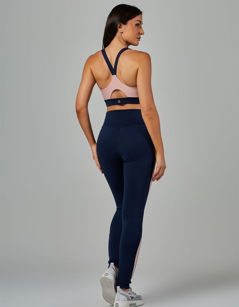 Vestem - Bicolor Flex Navy Dark Legging - FS1528.V26.C0173 Vestem - Bicolor Flex Navy Dark Legging - FS1528.V26.C0173