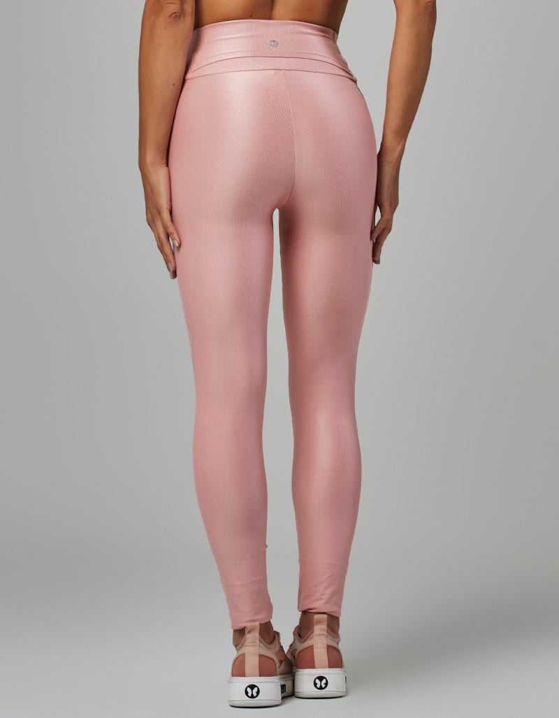 Vestem - Shine Pink Romance Leggings with Pocket - FS1554.V26.C0243 Vestem - Shine Pink Romance Leggings with Pocket - FS1554.V26.C0243