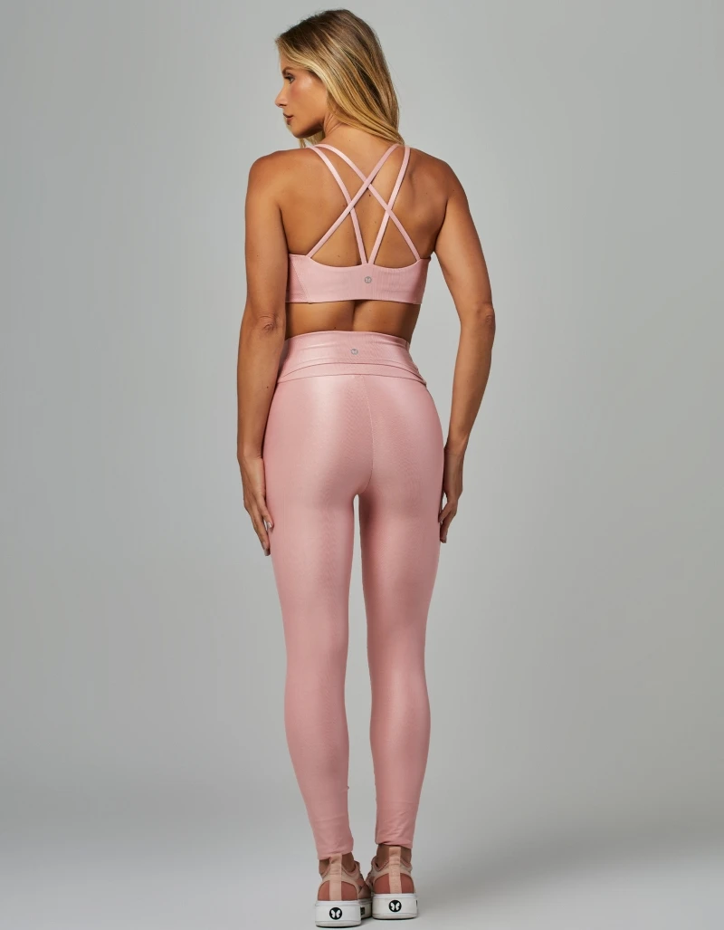 Vestem - Shine Pink Romance Leggings with Pocket - FS1554.V26.C0243