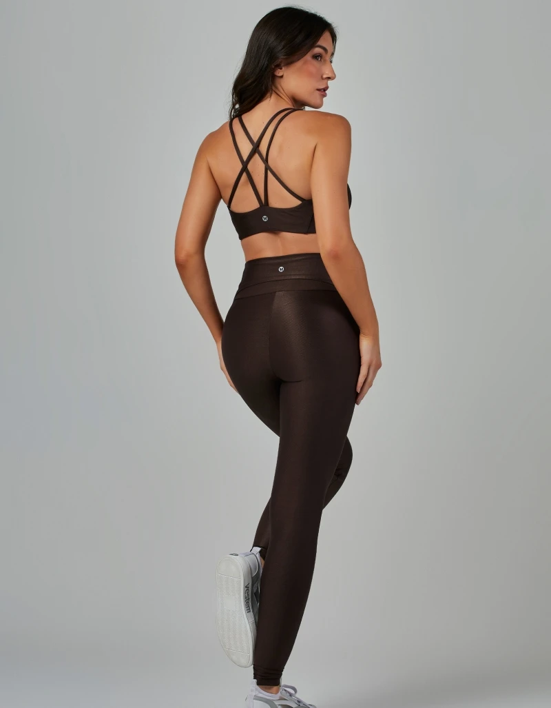 Vestem - Shine Brown Coffee Legging with Pocket - FS1554.V26.C0601