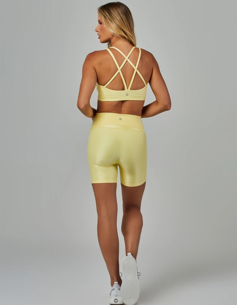 Vestem - Sun Kisses Yellow Shine Pocket Shorts - SH730.V26.C0179