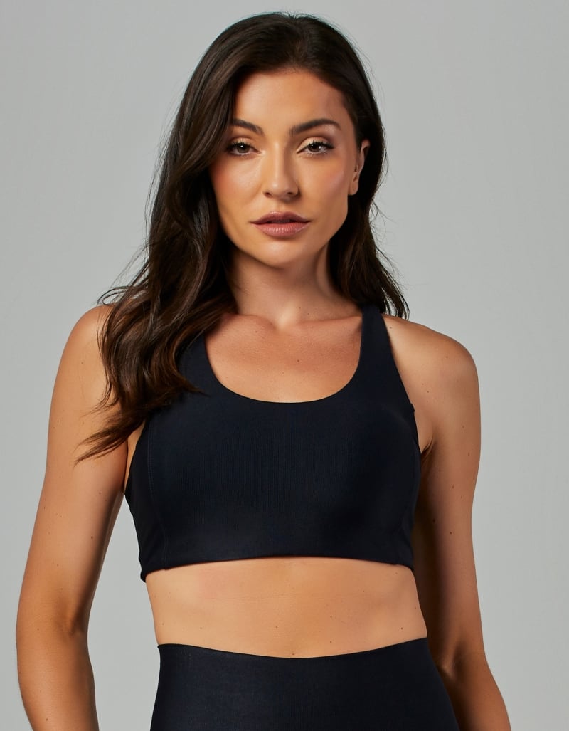 Vestem - Shine Black High Support Top - TOP1205.V26.C0002