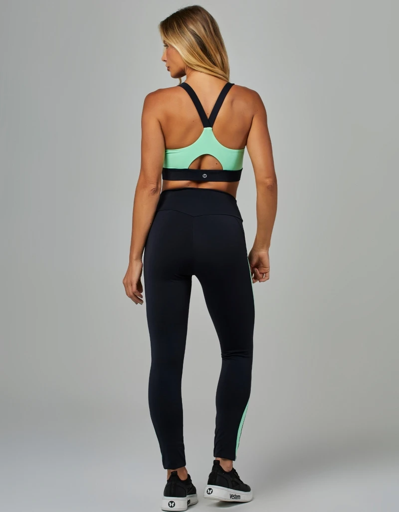 Vestem - Black Flex Bicolor Medium Support Top - TOP1215.V26.C0002