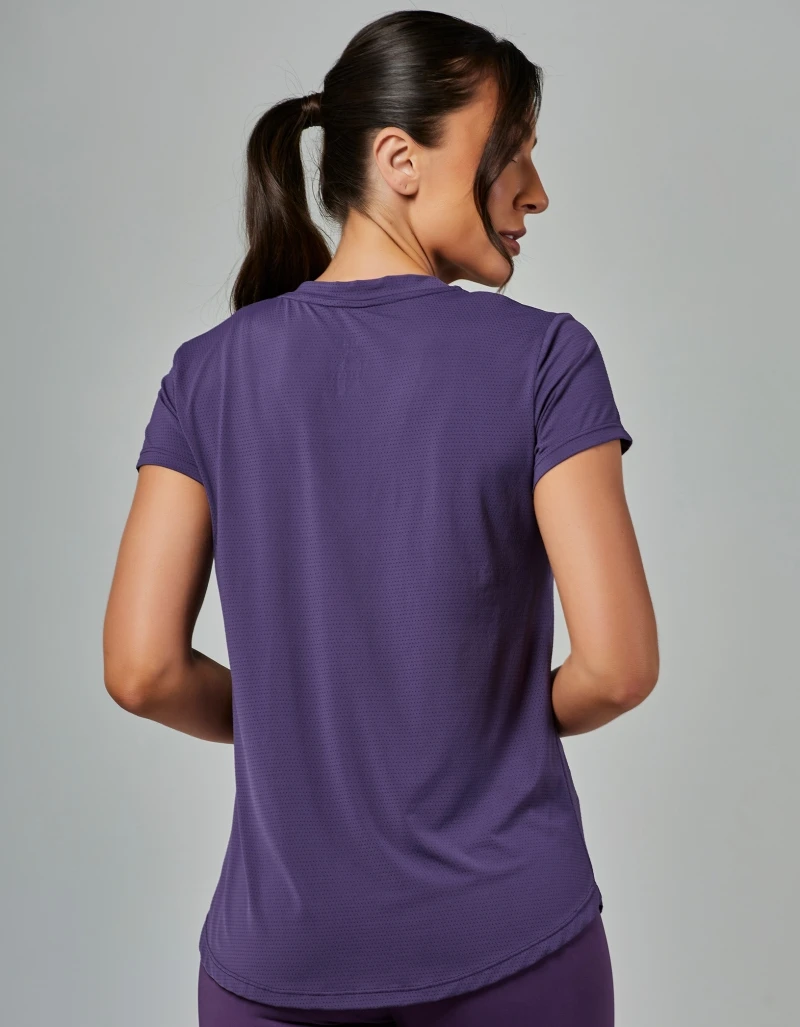 Vestem - Janice Purple Amethyst Dry Fit Short Sleeve Shirt - BMC31.ESS.C0515