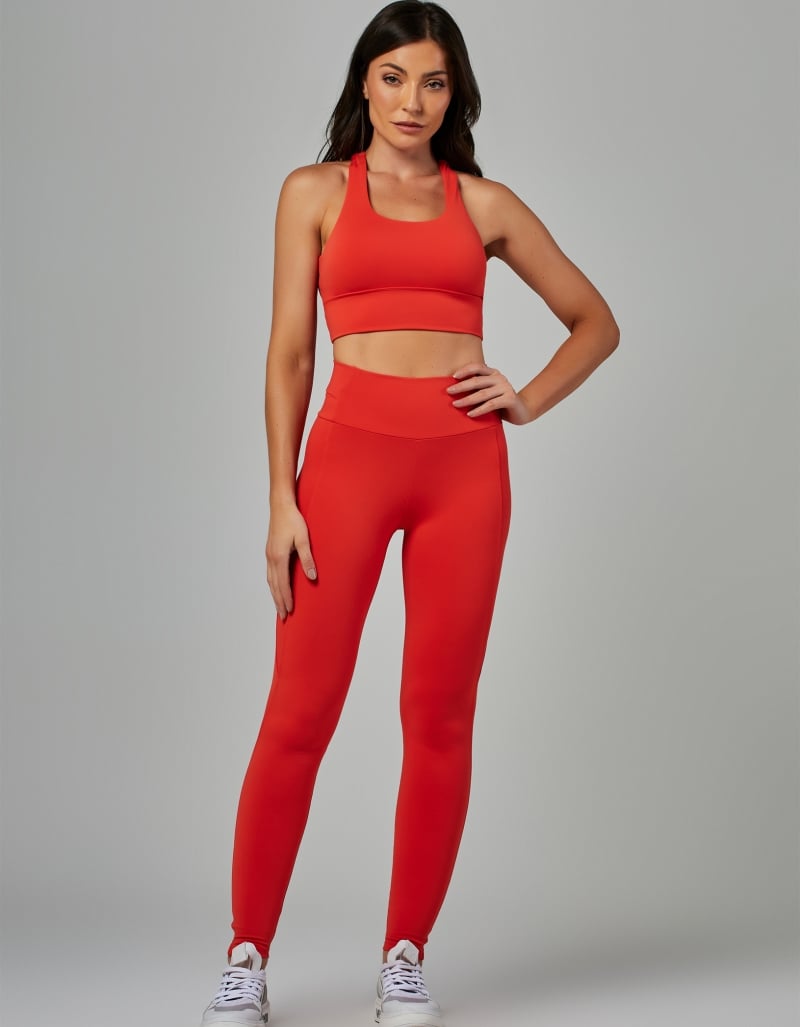 Vestem - Pace Grenadine Red Pocket Leggings - FS1536.V26.C0575