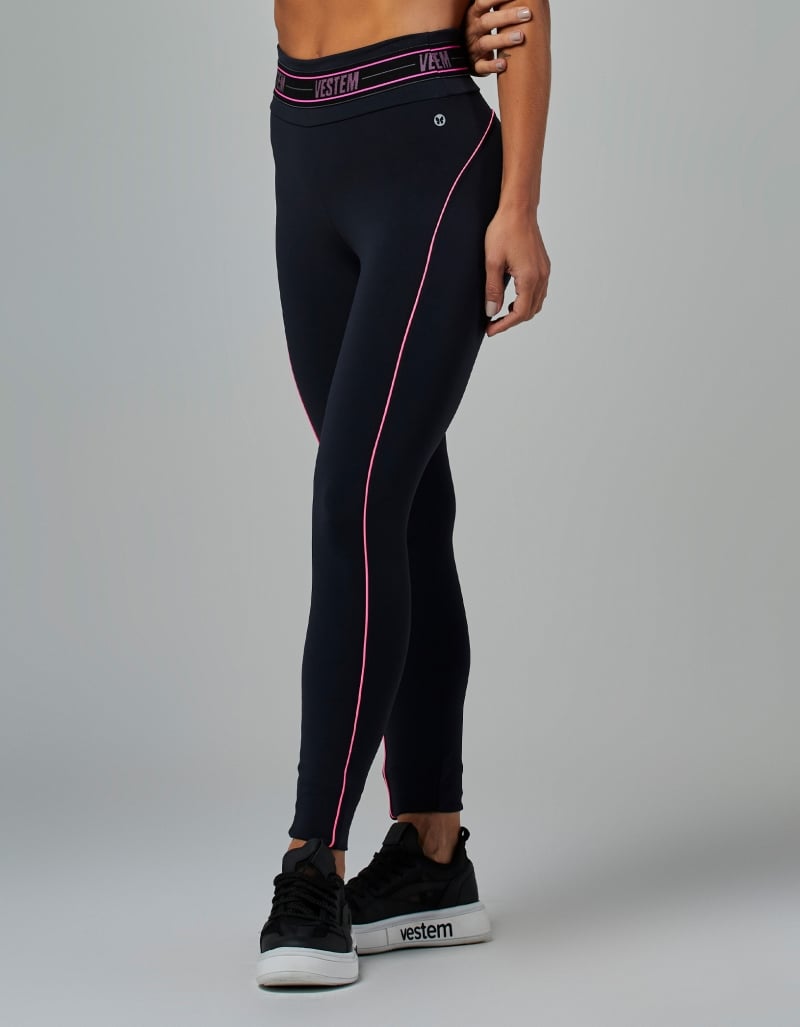 Vestem - Black Impulse Elastic Leggings - FS1537.V26.C0002