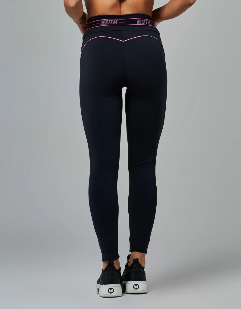 Vestem - Black Impulse Elastic Leggings - FS1537.V26.C0002