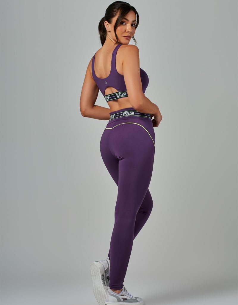 Vestem - Purple Amethyst Impulse Elastic Leggings - FS1537.V26.C0515