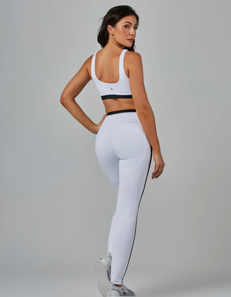 Vestem - Bicolor Vivid White leggings - FS1538.V26.C0001