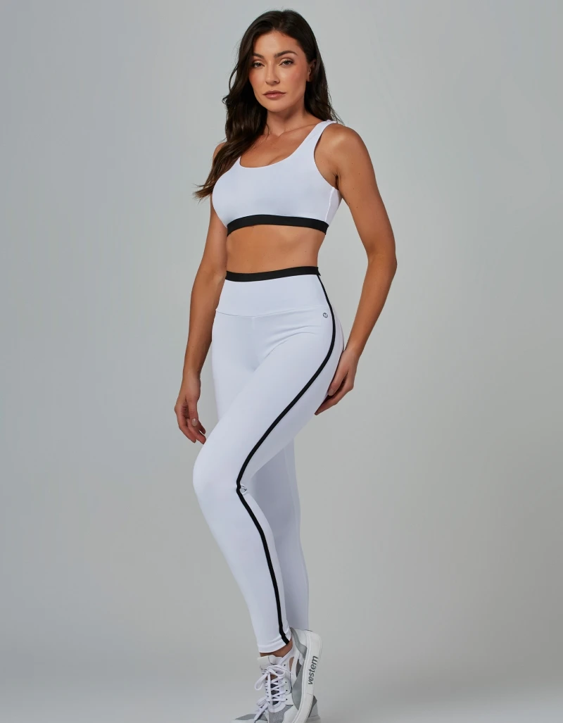 Vestem - Bicolor Vivid White leggings - FS1538.V26.C0001