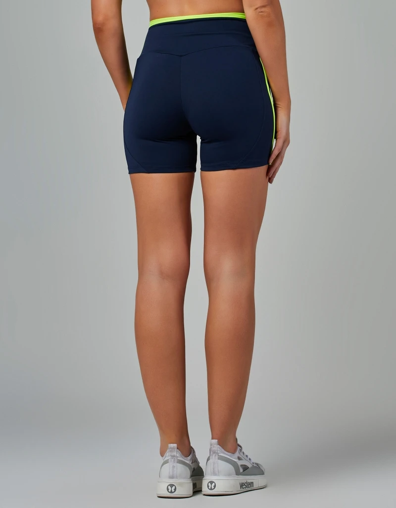 Vestem - Two-Tone Vivid Dark Navy Shorts - SH721.V26.C0173