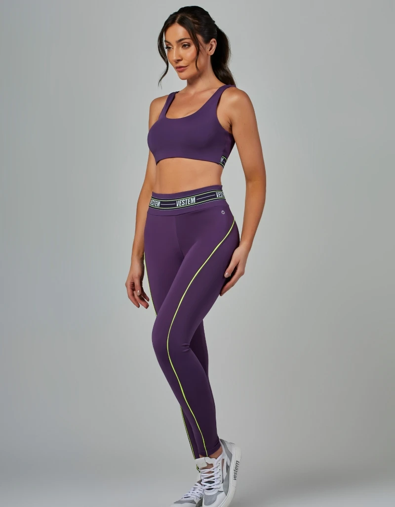 Vestem - High Support Elastic Impulse Top in Amethyst Purple - TOP1188.V26.C0515