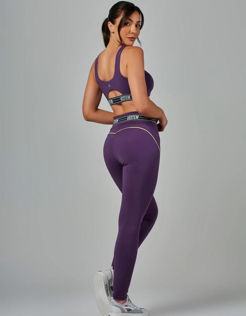 Vestem - High Support Elastic Impulse Top in Amethyst Purple - TOP1188.V26.C0515