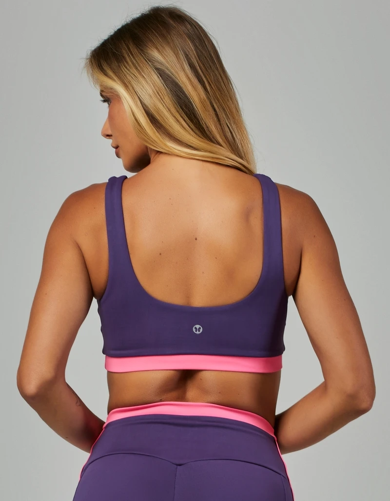 Vestem - Two-Tone Medium Support Top Vivid Amethyst Purple - TOP1189.V26.C0515