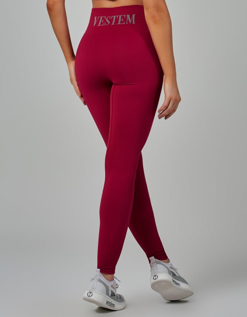 Vestem - Seamless Elis Red Desire Legging - FS1357.V26.C0608 Vestem - Seamless Elis Red Desire Legging - FS1357.V26.C0608