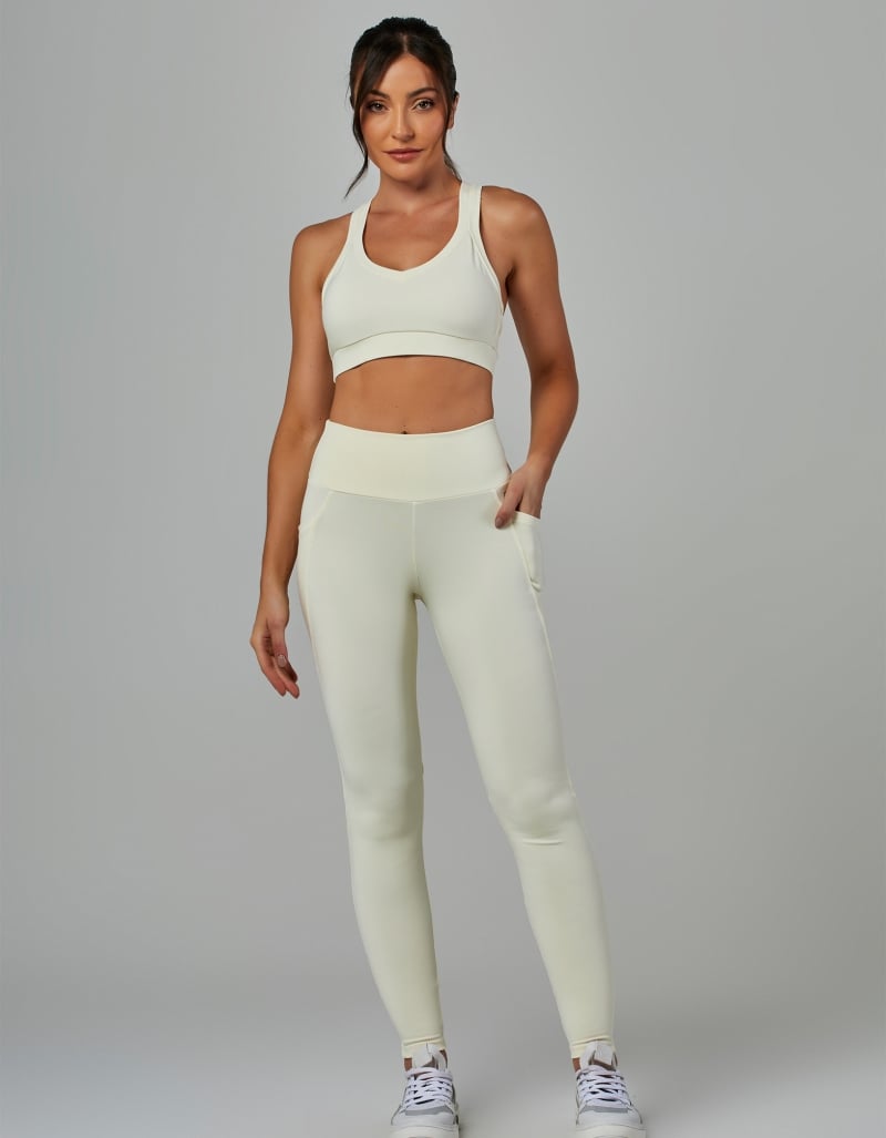 Vestem - Zen Off White Leggings with Pockets - FS1531.V26.C0294