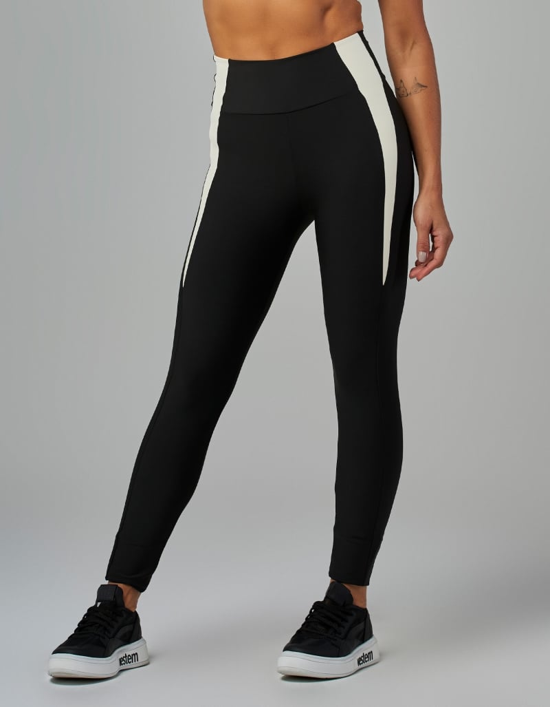 Vestem - Legging Fusô Bicolor Wellness Preto - FS1534.V26.C0002