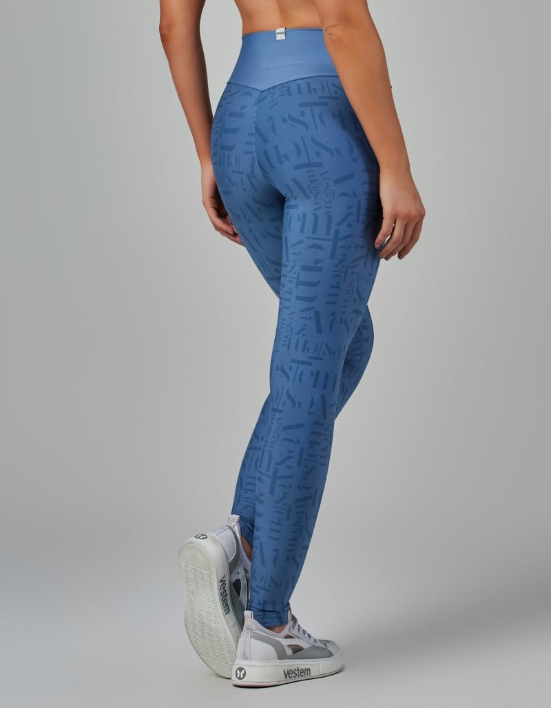 Vestem - Legging legging Mystical Vestem Azul Retro - FS1535.V26.E1342.V26