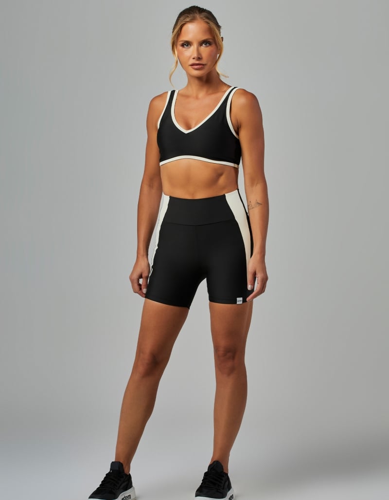 Vestem - Black Wellness Bicolor Shorts - SH717.V26.C0002 Vestem - Black Wellness Bicolor Shorts - SH717.V26.C0002
