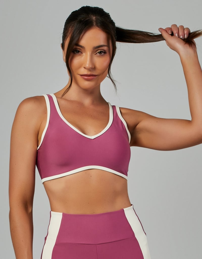 Vestem - Wellness Rose Lotus Bicolor Medium Support Top - TOP1183.V26.C0602