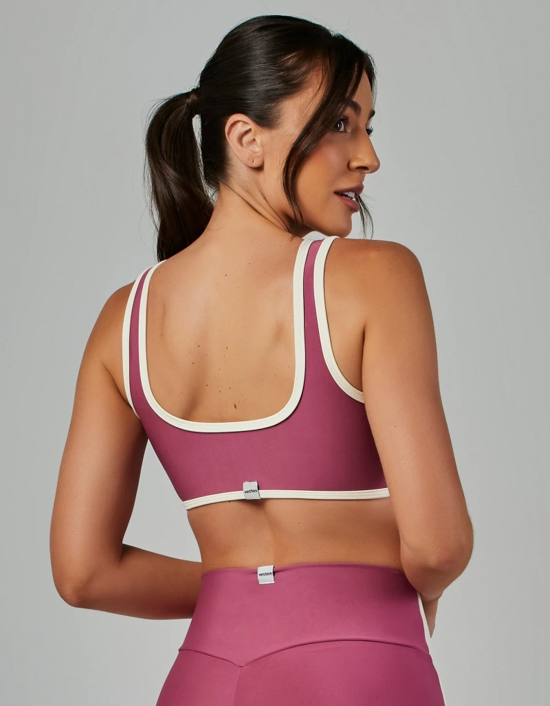 Vestem - Wellness Rose Lotus Bicolor Medium Support Top - TOP1183.V26.C0602