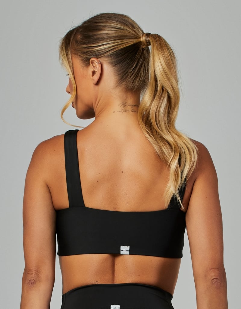 Vestem - Calm Black Medium Support Top - TOP1185.V26.C0002 Vestem - Calm Black Medium Support Top - TOP1185.V26.C0002