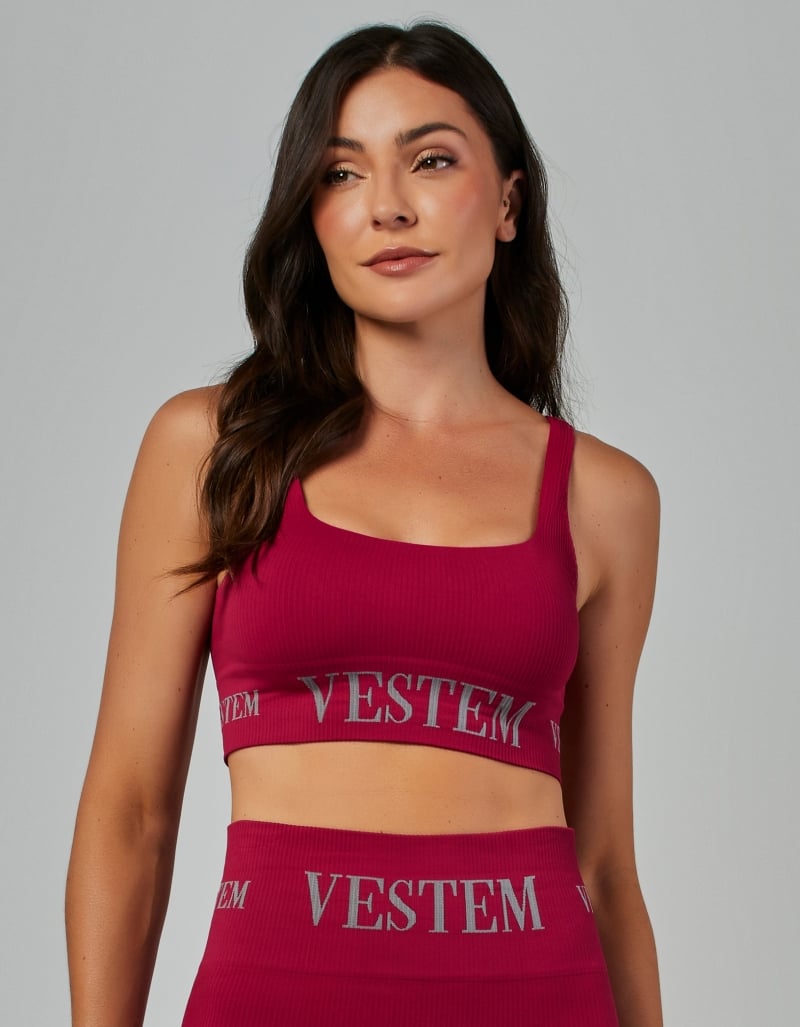 Vestem - Elis Red Desire Seamless Top - TOP997.V26.C0608