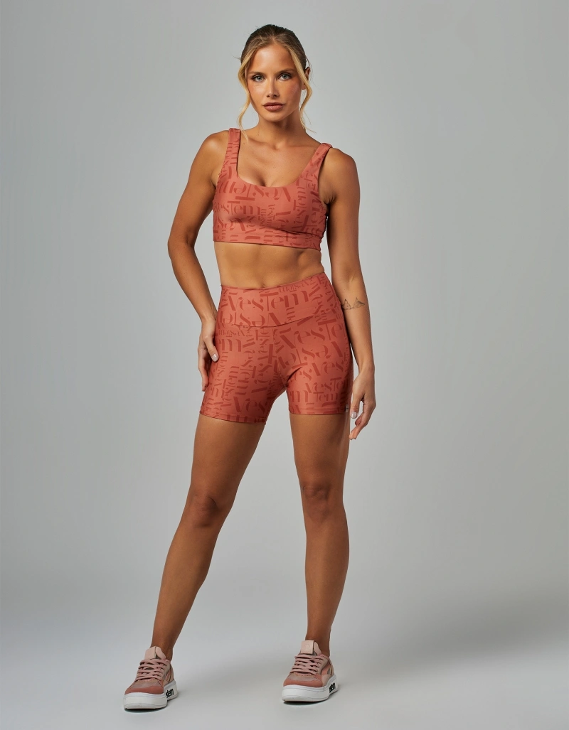 Vestem - Myst Vestem Brown Walnut Shorts - SH579.ESS.E1338.V26