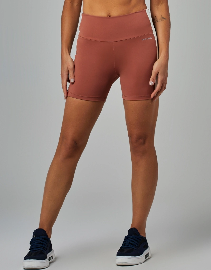 Vestem - Shorts Tricolor Force Marrom Bronze - SH724.V26.C0284