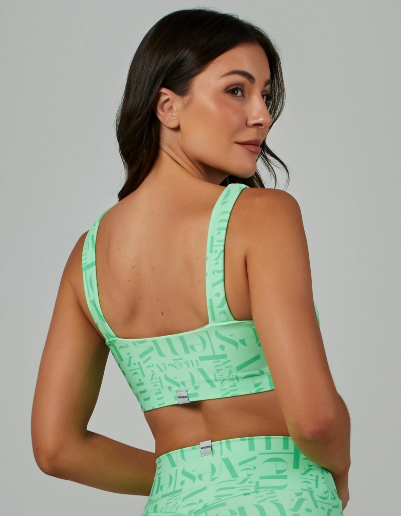 Vestem - Top Medium Support Myst Vestem Fresh Green - TOP1007.ESS.E1339.V26