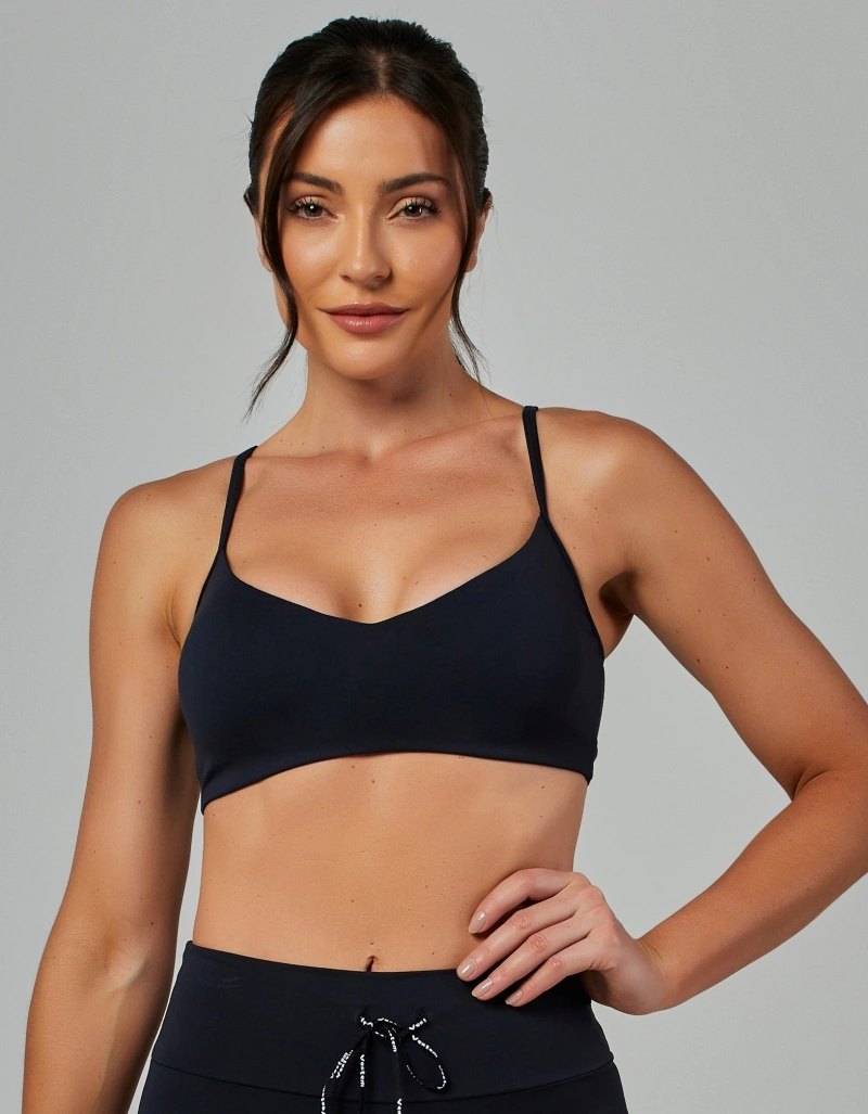 Vestem - Top Leve Sustentação Magic Preto - TOP1192.V26.C0002