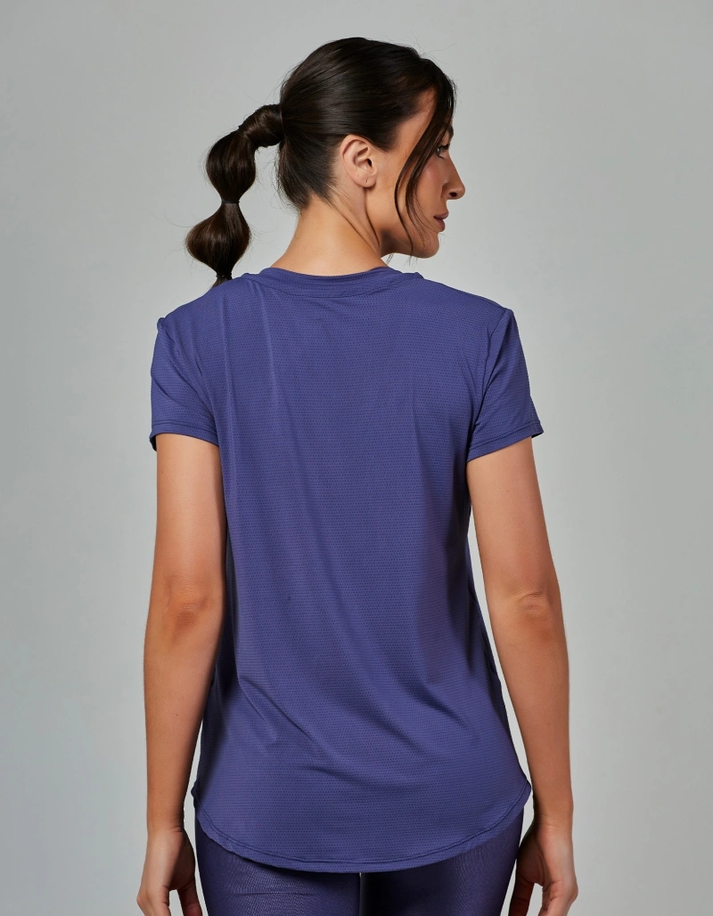 Vestem - Short-Sleeved Dry Fit Shirt Janice Neptune Blue - BMC31.ESS.C0530