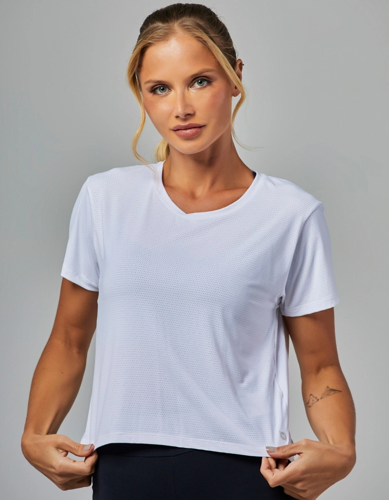 Vestem - Short-Sleeved Dry Fit Shirt Encanto White - BMC816.V26.C0001