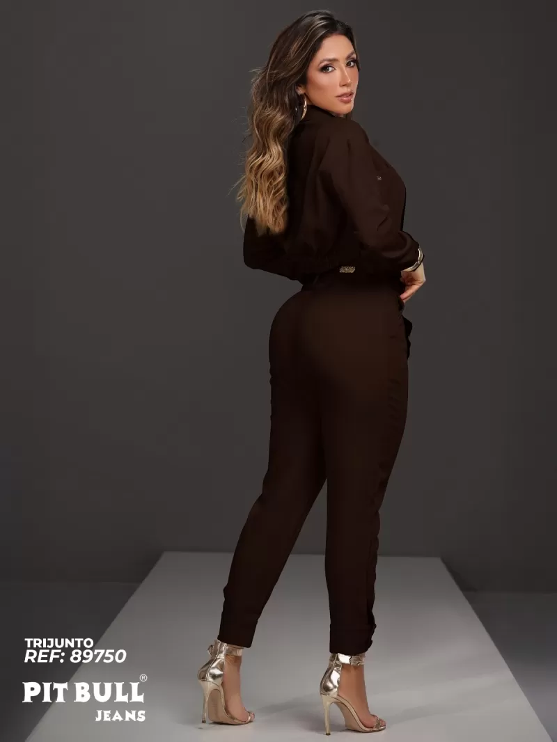 PITBULL - CASUAL AND REFINED EMPORIO PIT BULL PANTS, JACKET AND TOP SET - 89750