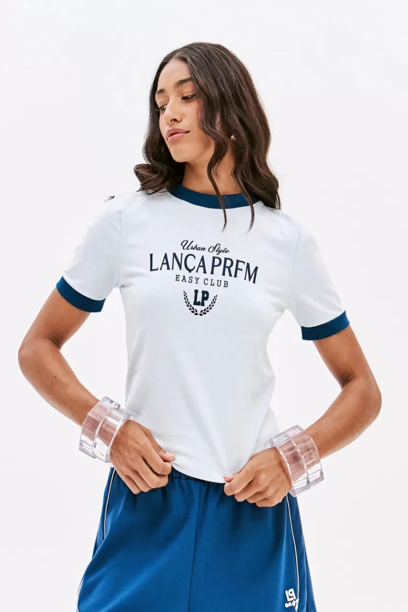 LANÇA PERFUME - Baby Look Short Sleeve T-Shirt Lança Perfume - 5120