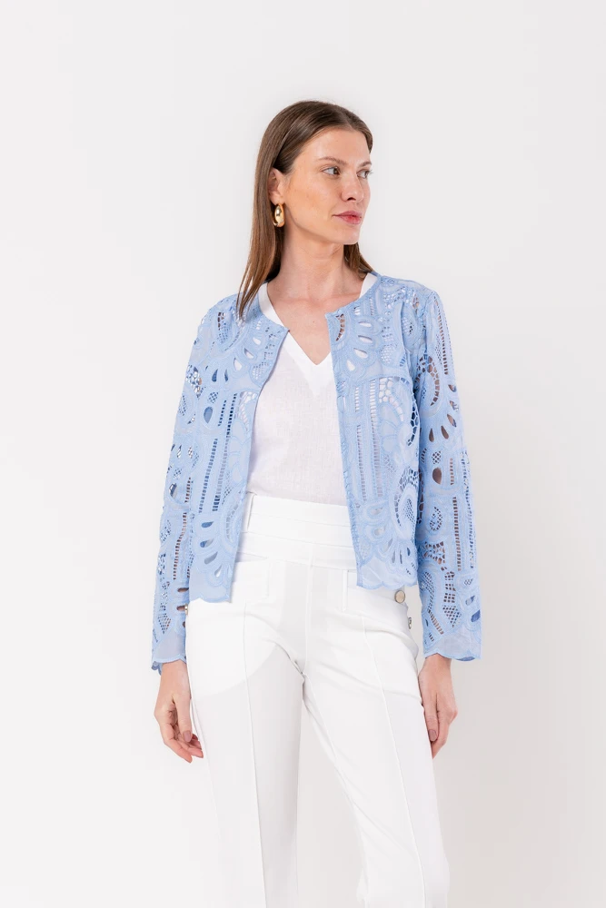 Hidrogênio - BLUE LACE JACKET - 20519015 Hidrogênio - BLUE LACE JACKET - 20519015