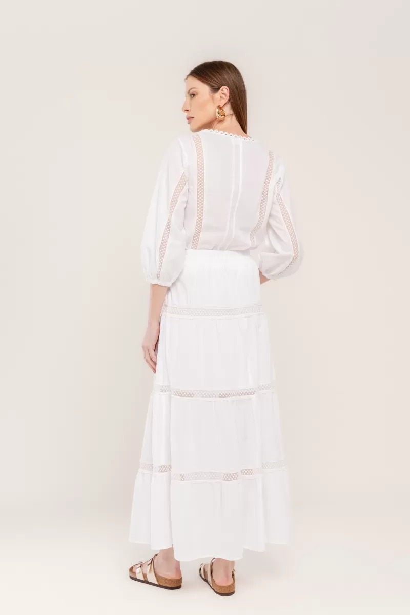 Hidrogênio - WHITE LACE DRESS - 20518002