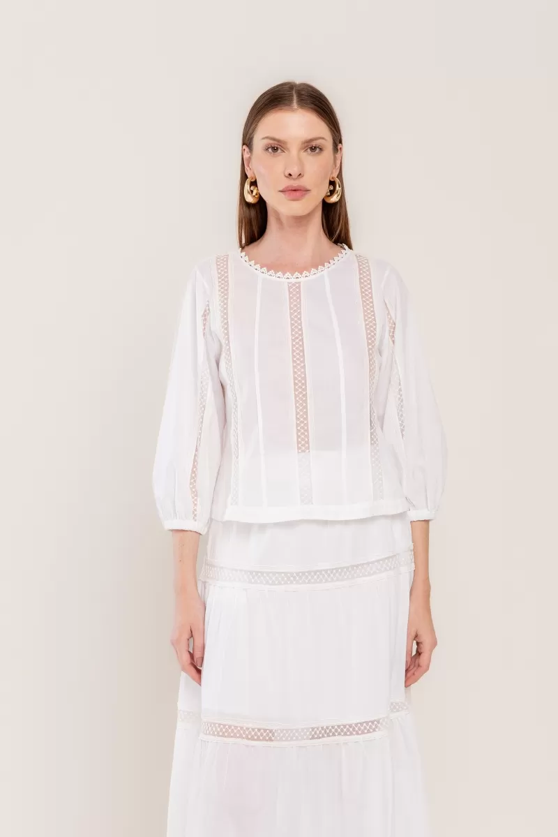 Hidrogênio - WHITE LACE DRESS - 20518002