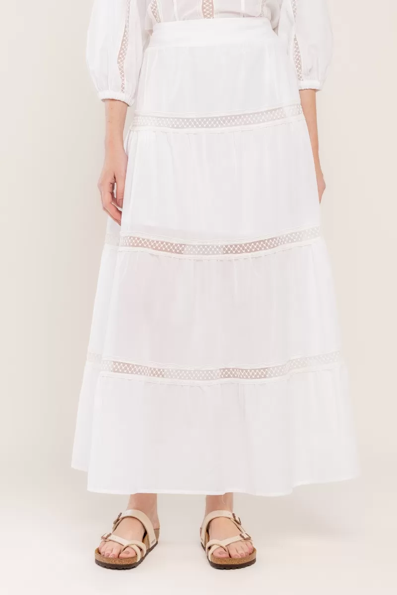 Hidrogênio - LONG BOHOC/ WHITE LACE SKIRT - 20517002 Hidrogênio - LONG BOHOC/ WHITE LACE SKIRT - 20517002
