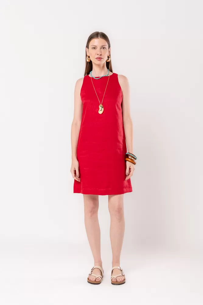Hidrogênio - SAUVIGNON LINEN EVASE MIDI DRESS - 20540593 Hidrogênio - SAUVIGNON LINEN EVASE MIDI DRESS - 20540593