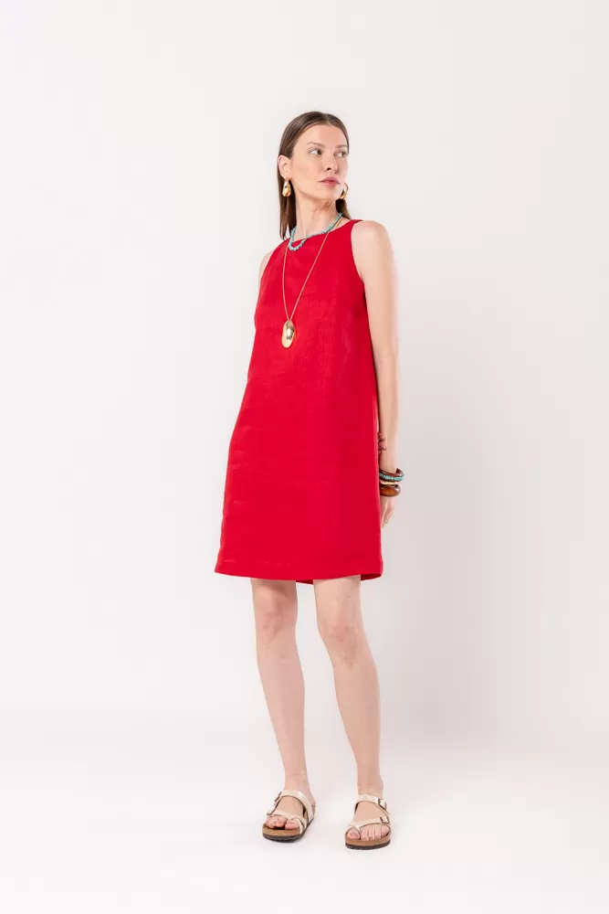 Hidrogênio - SAUVIGNON LINEN EVASE MIDI DRESS - 20540593 Hidrogênio - SAUVIGNON LINEN EVASE MIDI DRESS - 20540593
