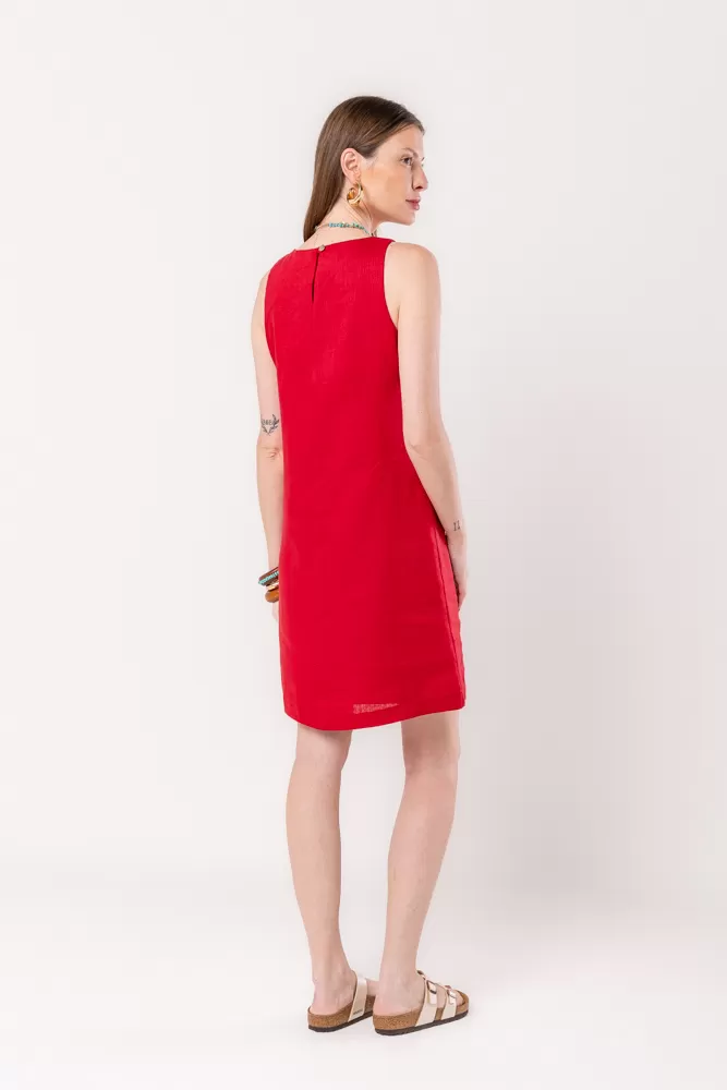 Hidrogênio - SAUVIGNON LINEN EVASE MIDI DRESS - 20540593 Hidrogênio - SAUVIGNON LINEN EVASE MIDI DRESS - 20540593