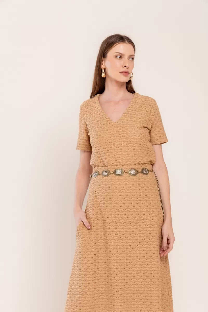 Hidrogênio - PAÇOCA V-NECK BLOUSE - 20466587 Hidrogênio - PAÇOCA V-NECK BLOUSE - 20466587