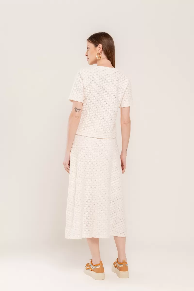 Hidrogênio - OFF-WHITE V-NECK BLOUSE - 20466018 Hidrogênio - OFF-WHITE V-NECK BLOUSE - 20466018