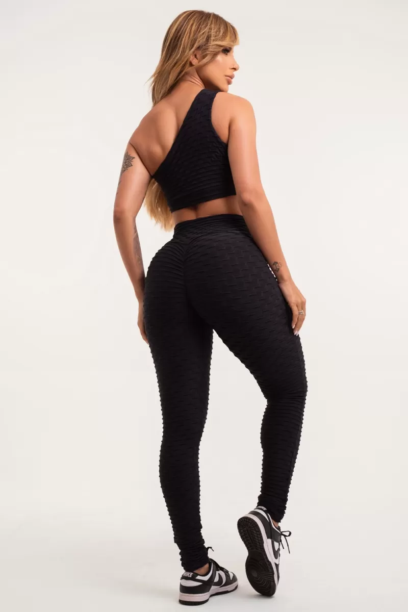ZNG - Black Brocade Leggings - CIG859