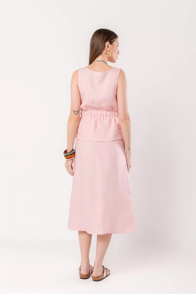 Hidrogênio - PINK WIDE ELASTIC TANK TOP - 20558021 Hidrogênio - PINK WIDE ELASTIC TANK TOP - 20558021
